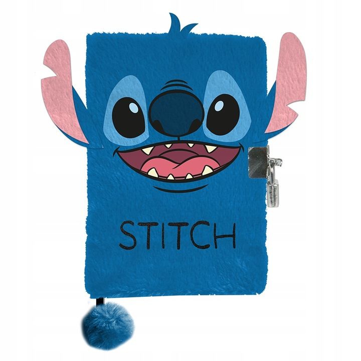 Jurnal de pluş Stitch Blue