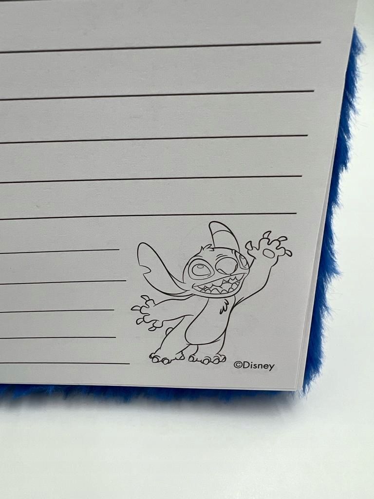 Jurnal de pluş Stitch Blue