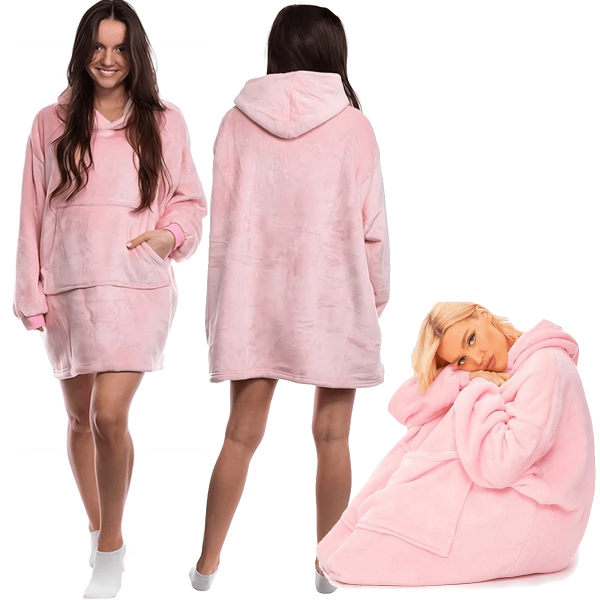 Pătură - hanorac pentru femei