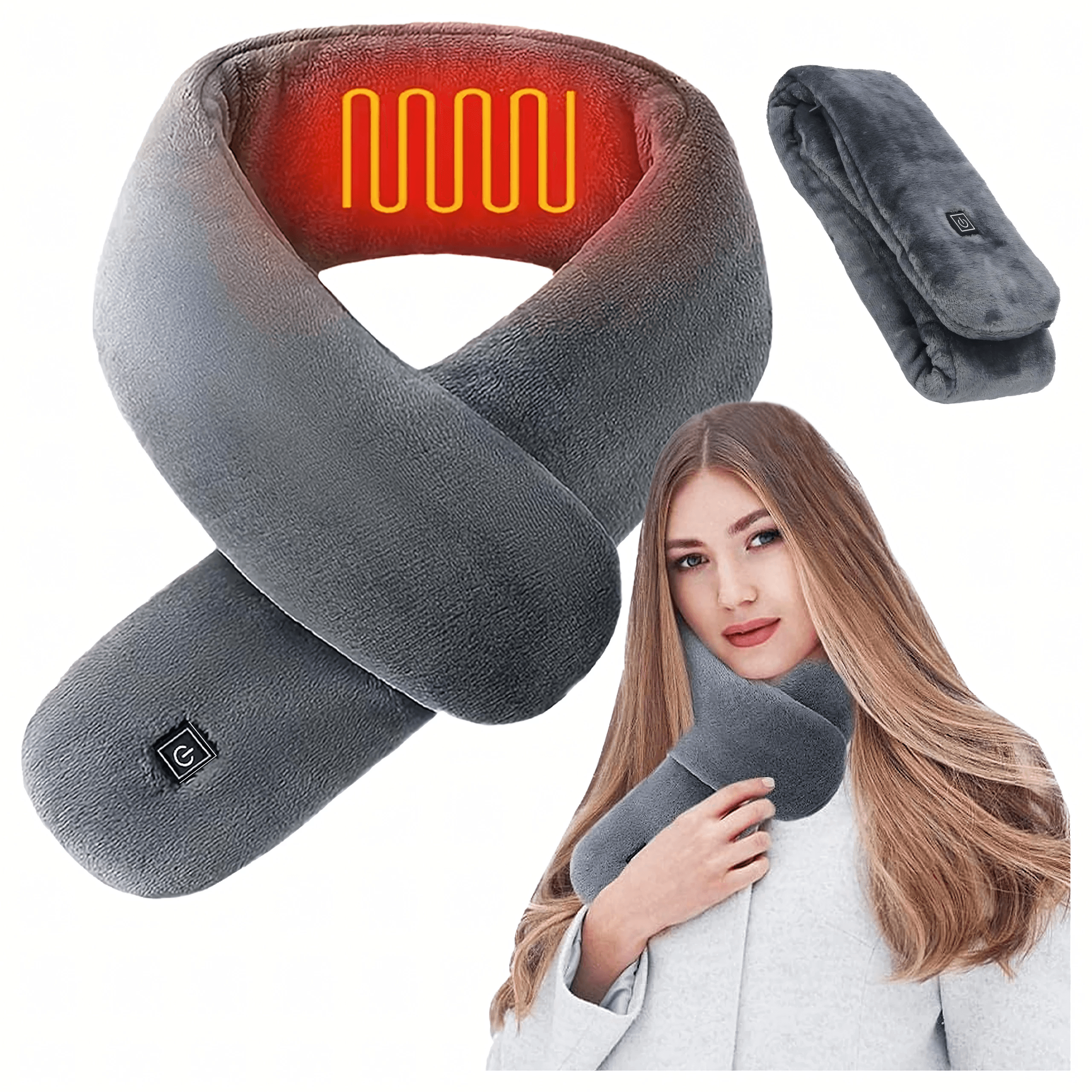 Şal electric încălzit USB