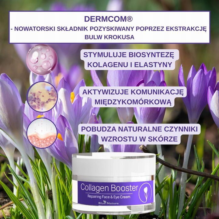 Cremă reparatoare pentru faţă şi ochi Collagen Booster
