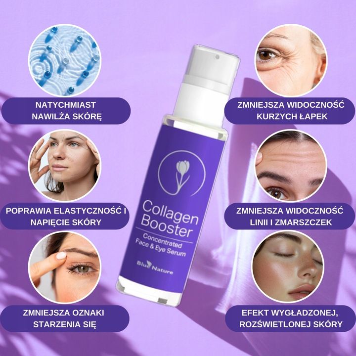 Ser concentrat pentru faţă şi ochi Collagen Booster