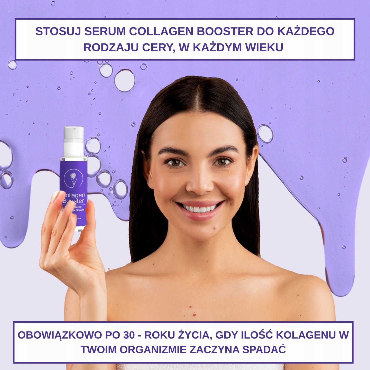 Ser concentrat pentru faţă şi ochi Collagen Booster