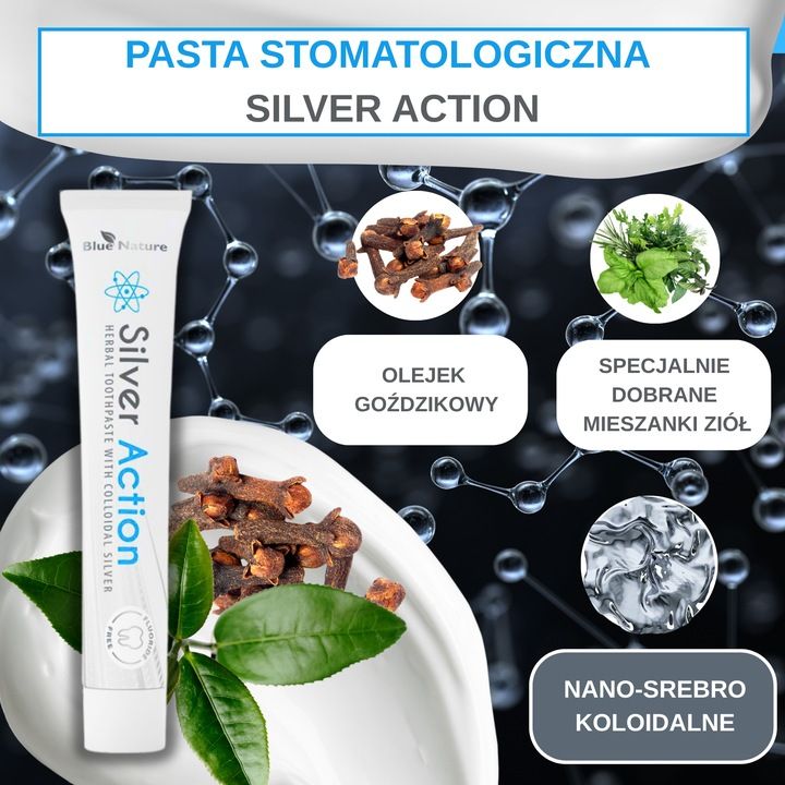 Pasta stomatologică Silver Action cu argint coloidal