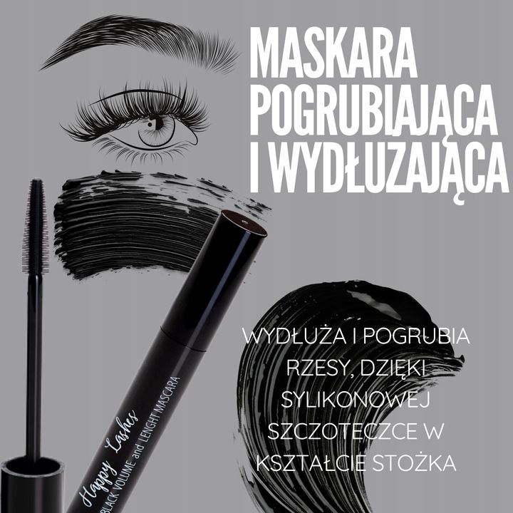 Happy Lashes Rimel pentru îngroşare şi alungire