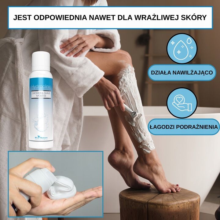 Spuma pentru spălare şi epilare 2 în 1