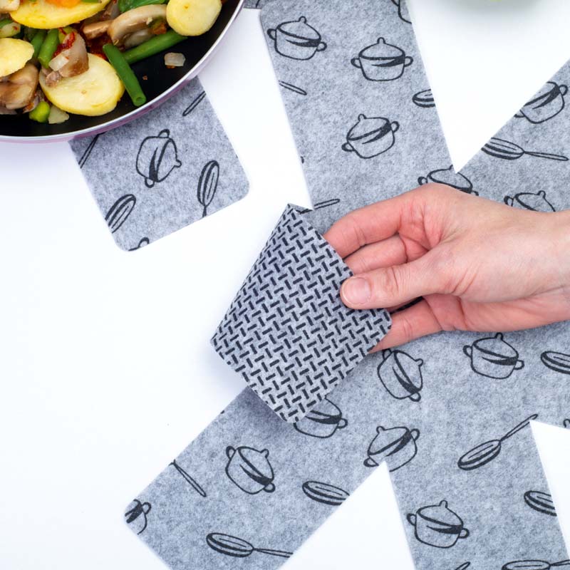 Protecţii textile pentru vase