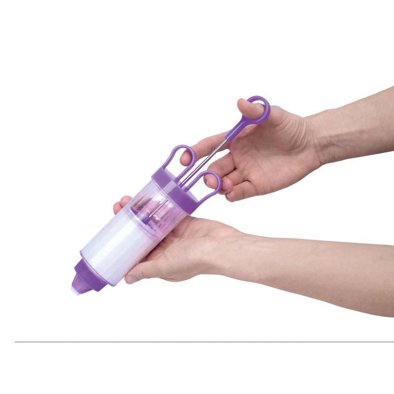 Seringă pentru prăjituri, cu vârfuri