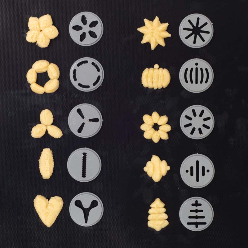 Seringă pentru prăjituri, cu vârfuri