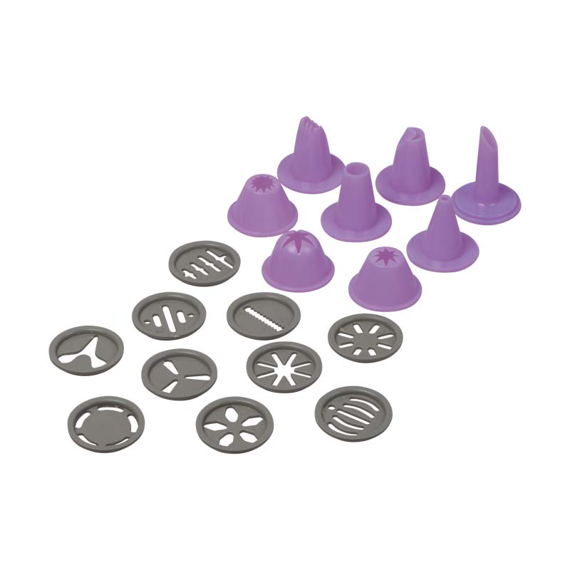 Seringă pentru prăjituri, cu vârfuri