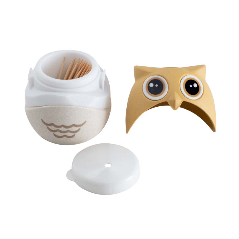 Recipient - dozator de scobitori Bufniţă