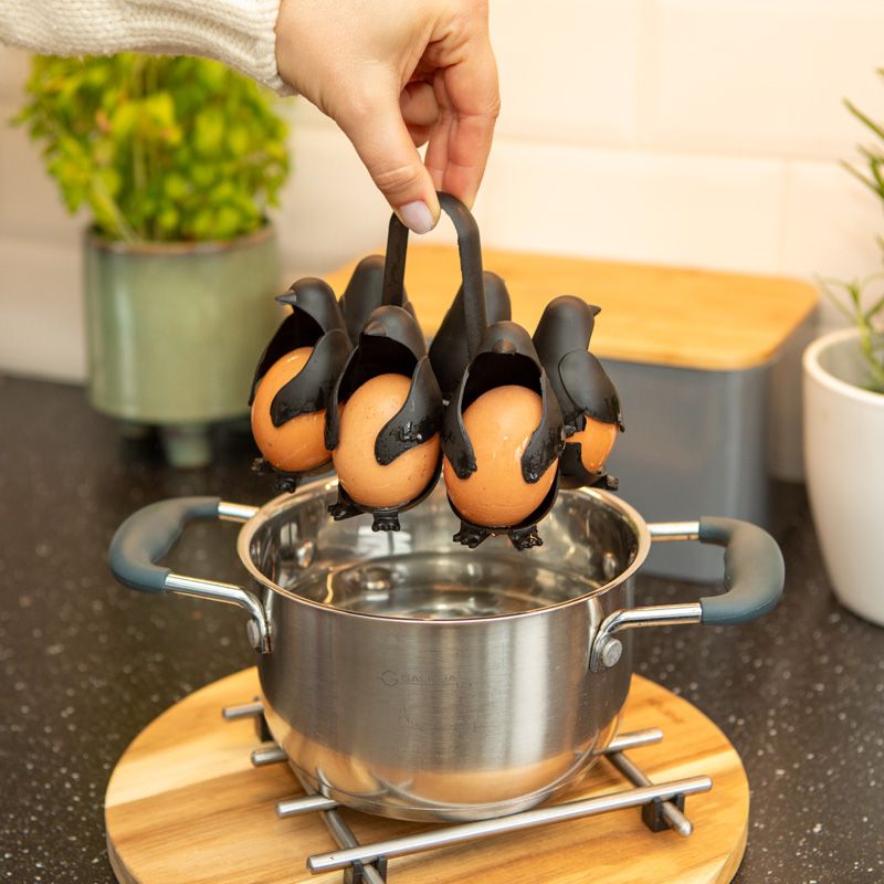 Suport pentru fierberea ouălor Piguini