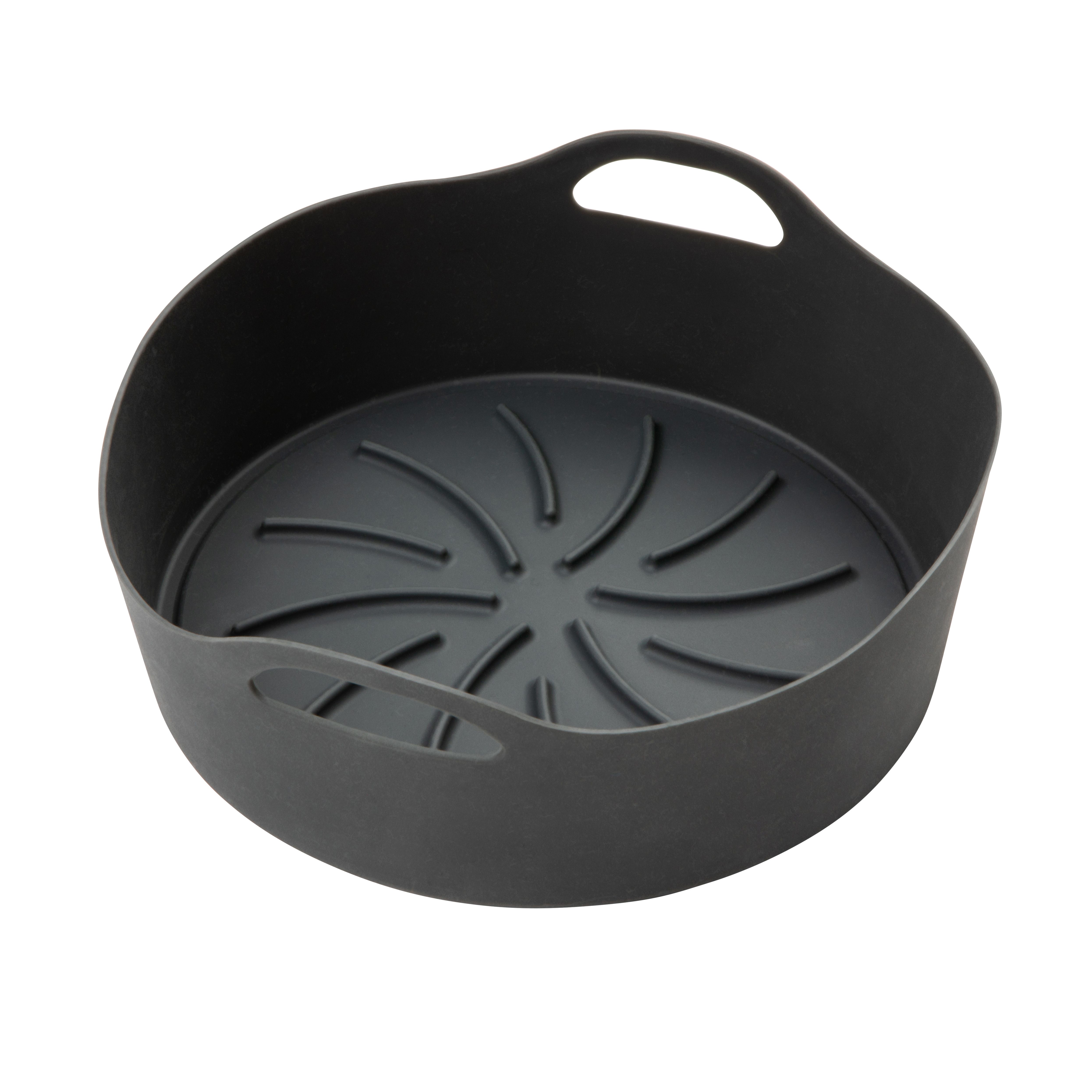 Inserţie rotundă de silicon pentru air fryer