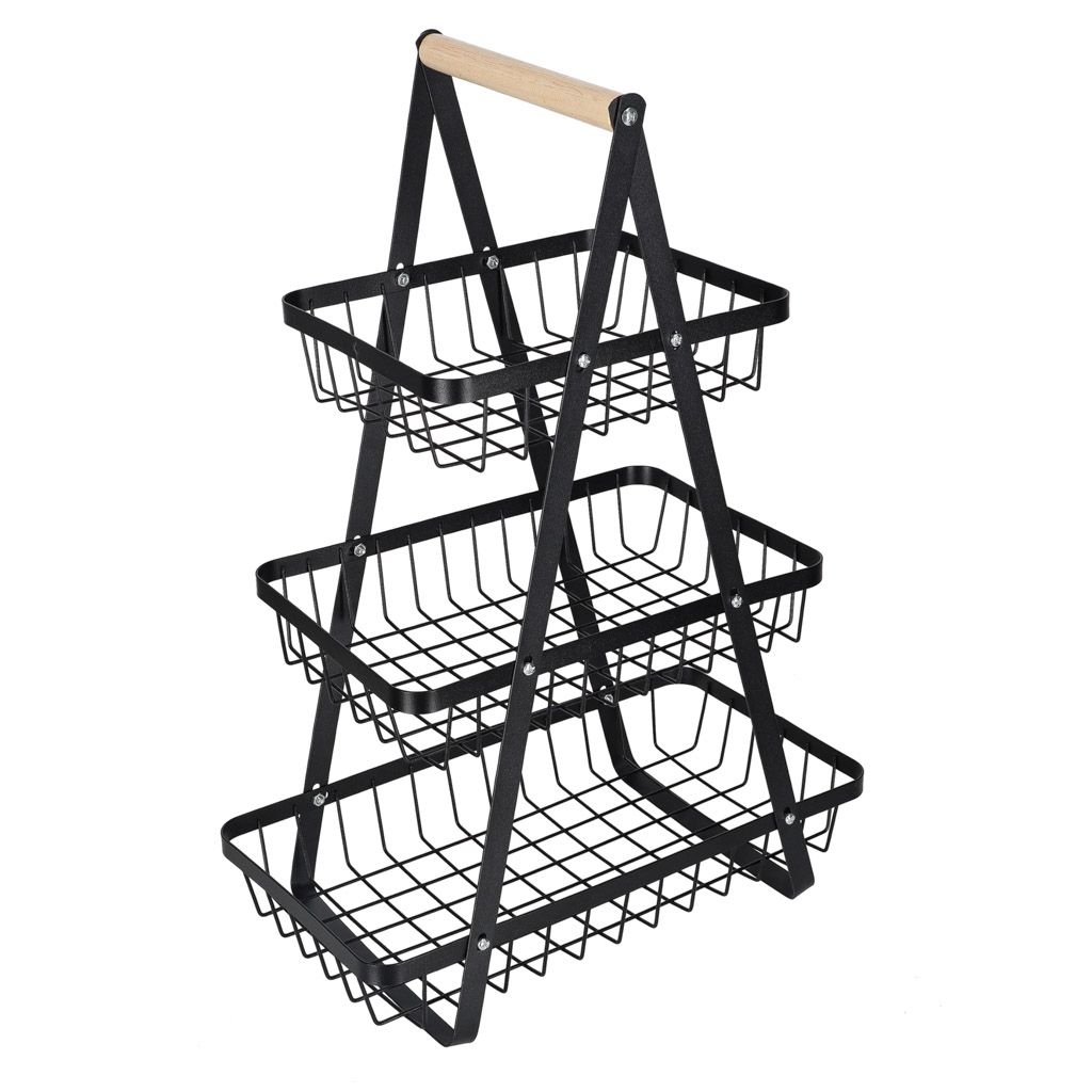 Coş de fructe cu trei niveluri