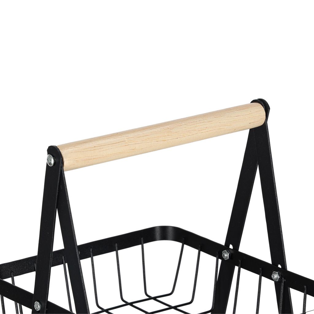 Coş de fructe cu trei niveluri