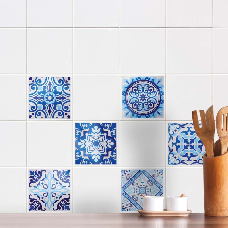 Autocolante pentru mobilă albastru