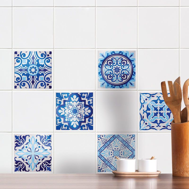 Autocolante pentru mobilă albastru