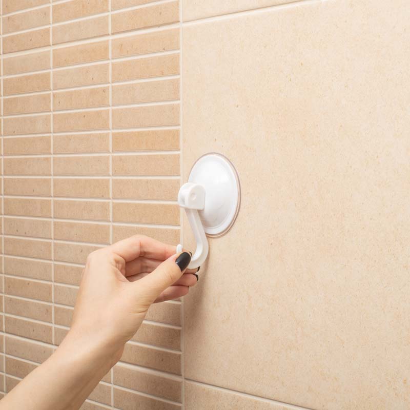 Organizator pentru baie cu ventuze