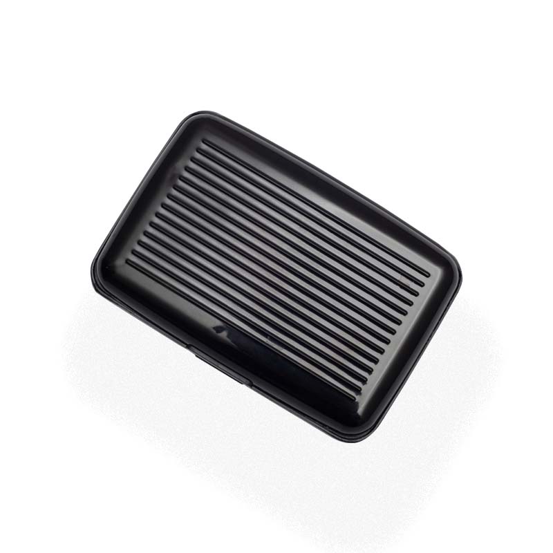 Husă protecţie cărţi de credit neagră