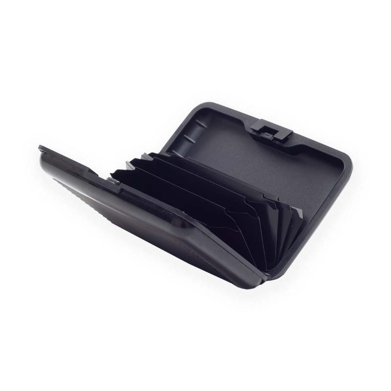 Husă protecţie cărţi de credit neagră