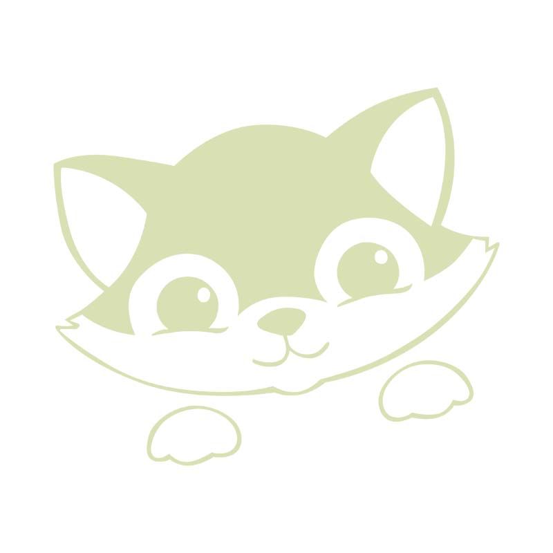 Autocolante de perete fluorescente