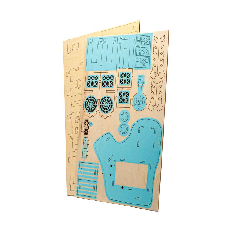 Puzzle de lemn 3D Căsuţă