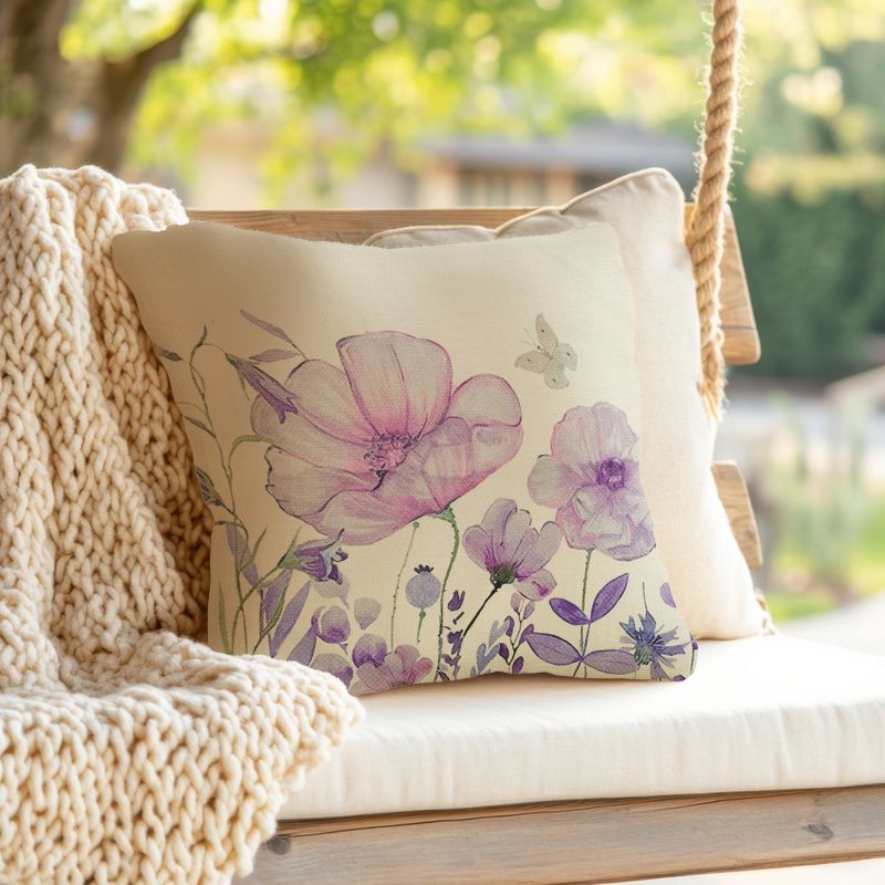 Husă de pernă Maci