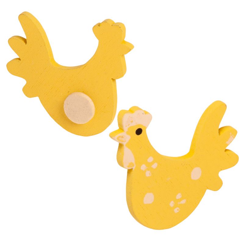 Găinuşe din lemn - de lipit