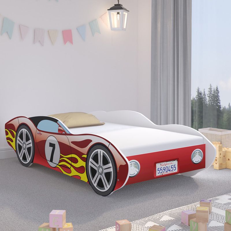 Pat pentru copii Unicorn cu curcubeu 140 × 70 cm