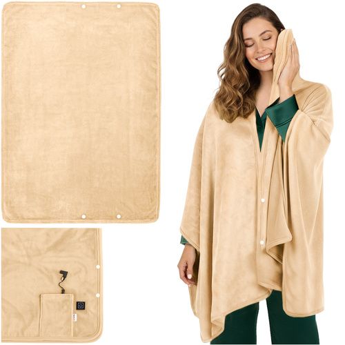 Pelerină electrică pentru spate 160×90 cm