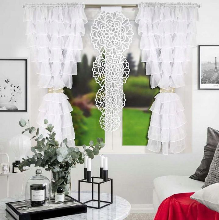 Set de perdele decorative 160x145 cm + panou "prinzător de vise" 135x50 cm