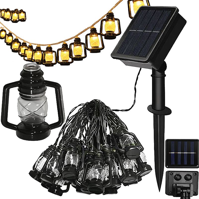 Ghirlandă solară LED – 30 lampioane