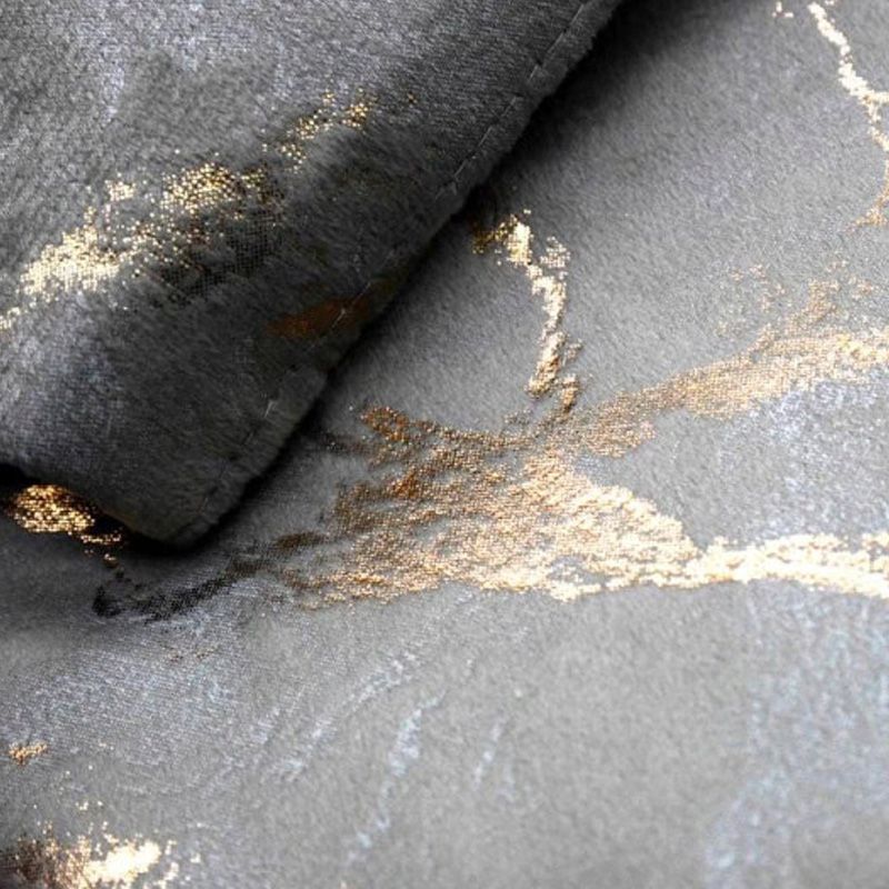 Draperie gri din catifea, model marmorat 140 × 250 cm