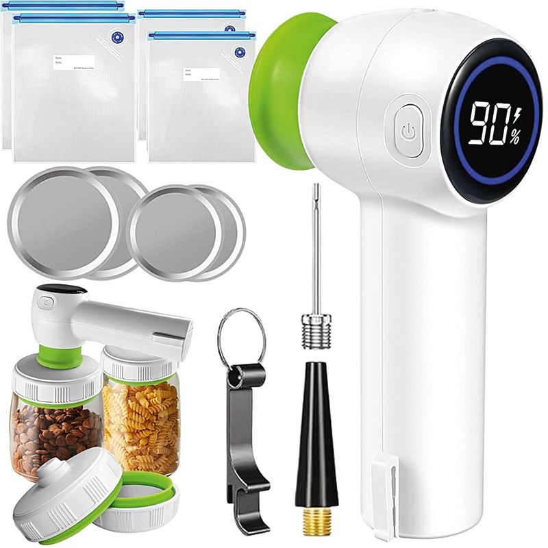 Pompă electrică de vidare pentru pungi și borcane