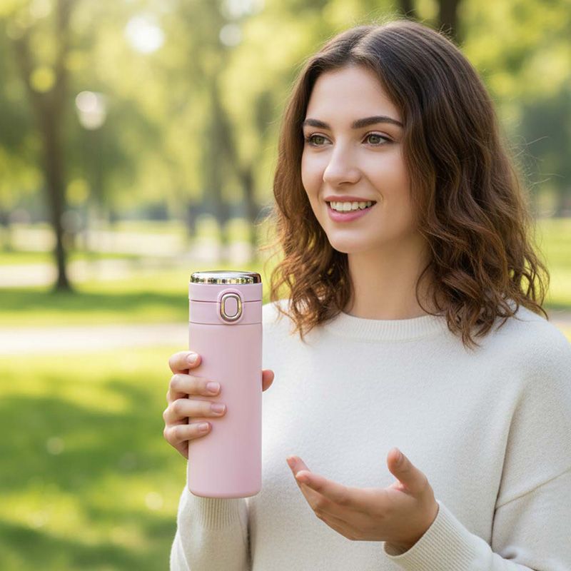 Cană termică cu afișaj LED