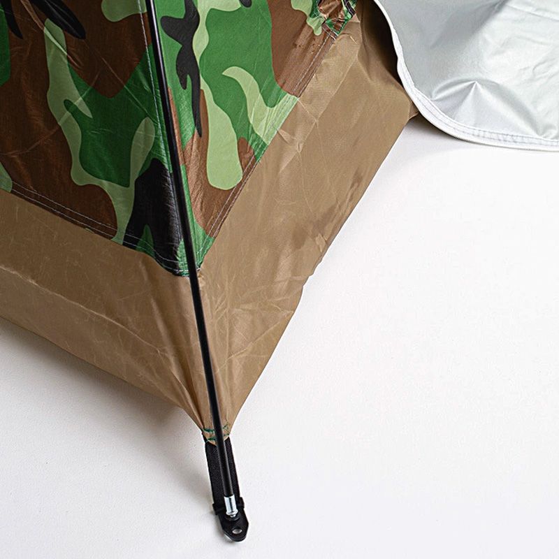 Cort de camping pentru 3 persoane, camuflaj, cu plasă anti-țânțari