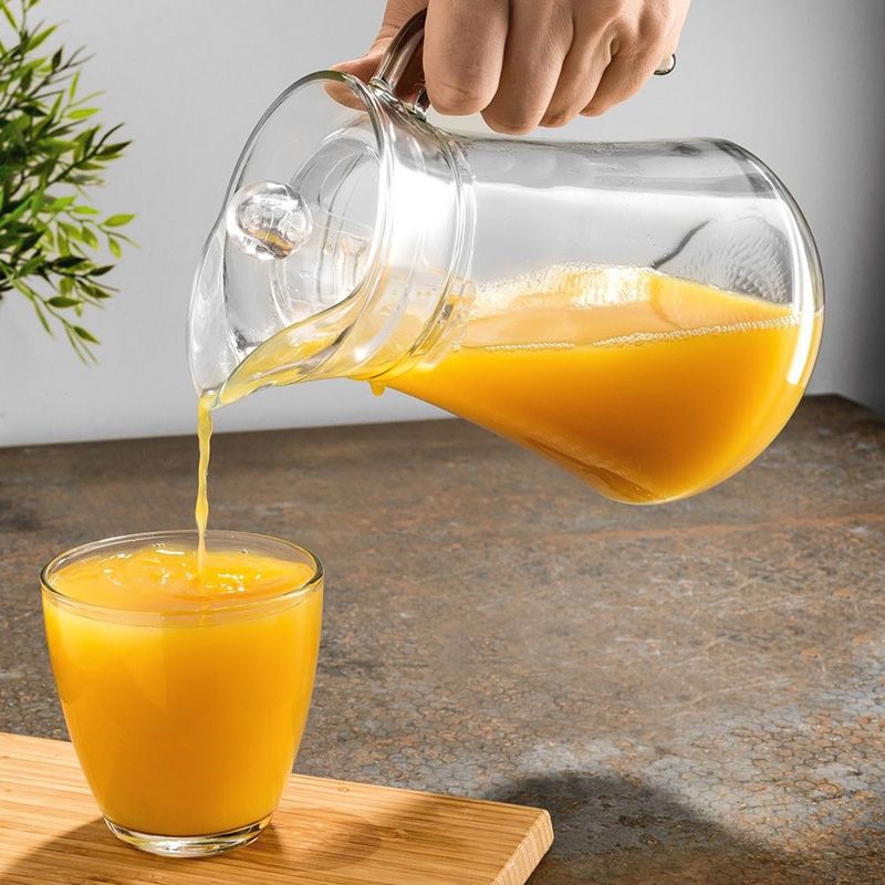 Carafă din sticlă cu capac 1,4 l