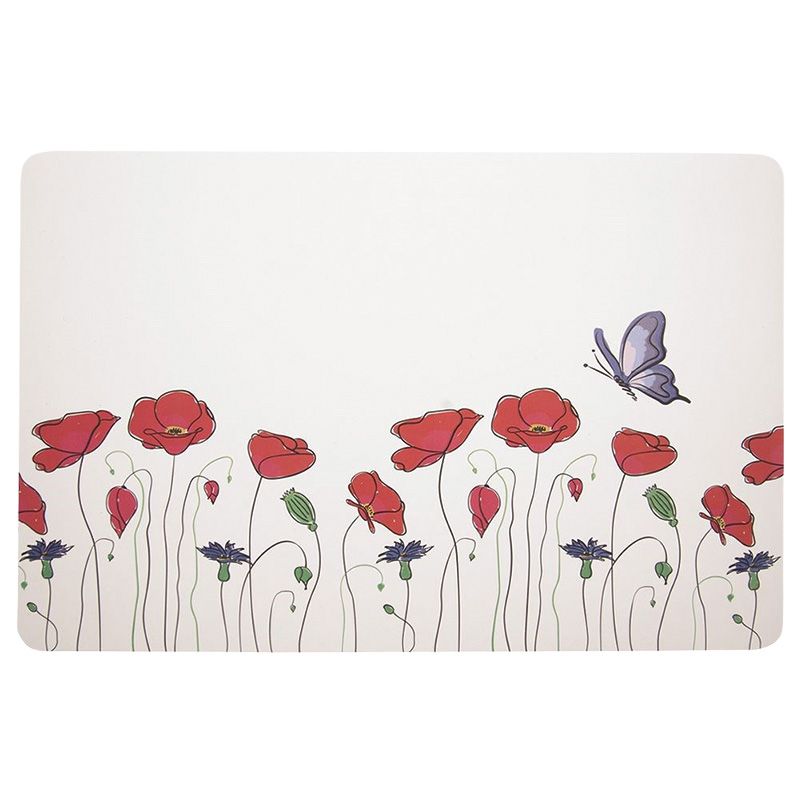 Suport de masă cu maci 43x28 cm