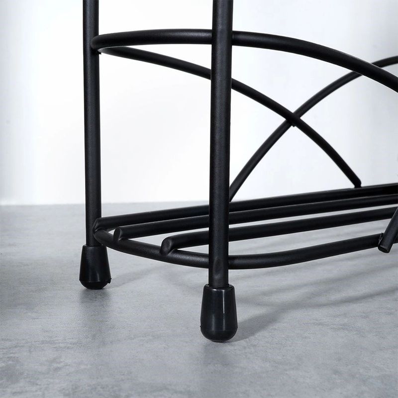 Raft metalic pentru condimente - negru