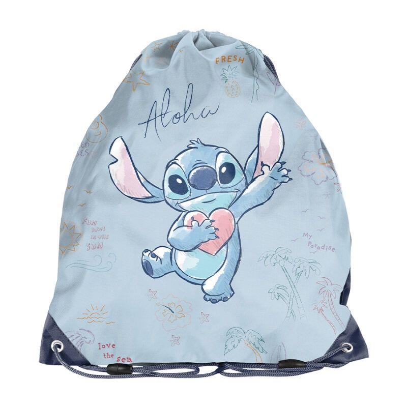 Săculeț pentru încălțăminte Stitch Blue Aloha
