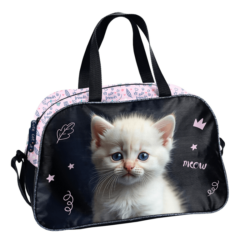 Geantă sport White Kitty