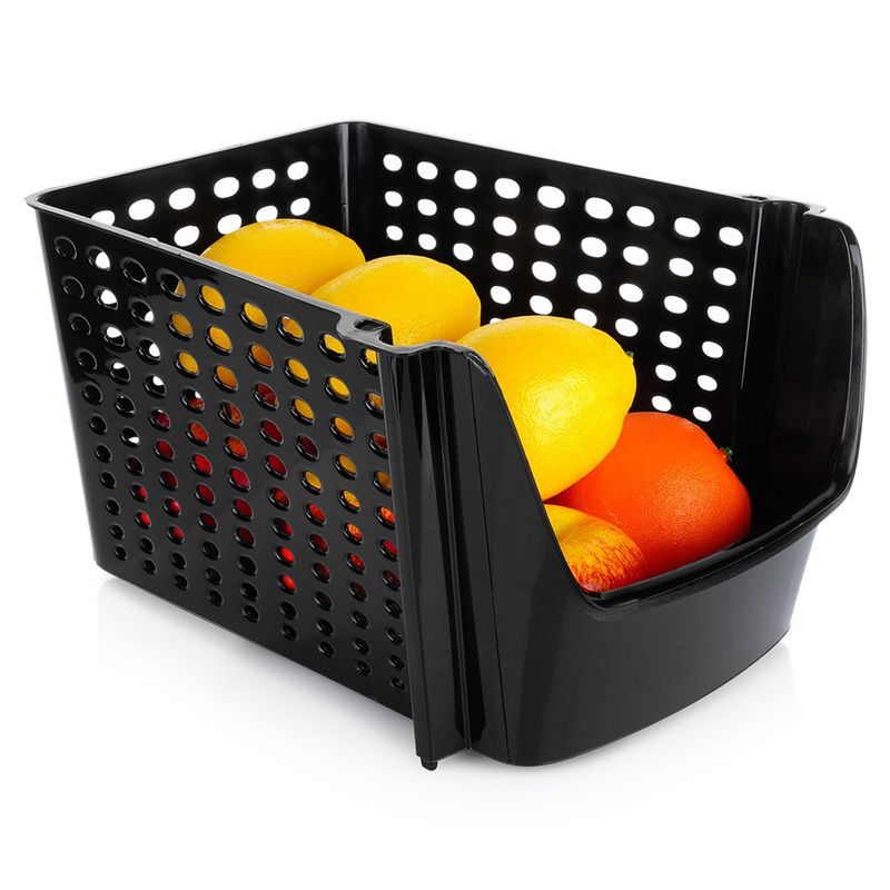 Recipient pentru legume şi fructe - negru