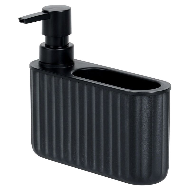 Dozator pentru detergent cu suport pentru burete - negru