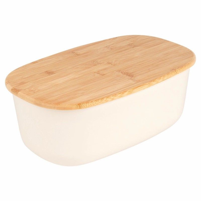 Cutie pentru pâine cu tocător din bambus