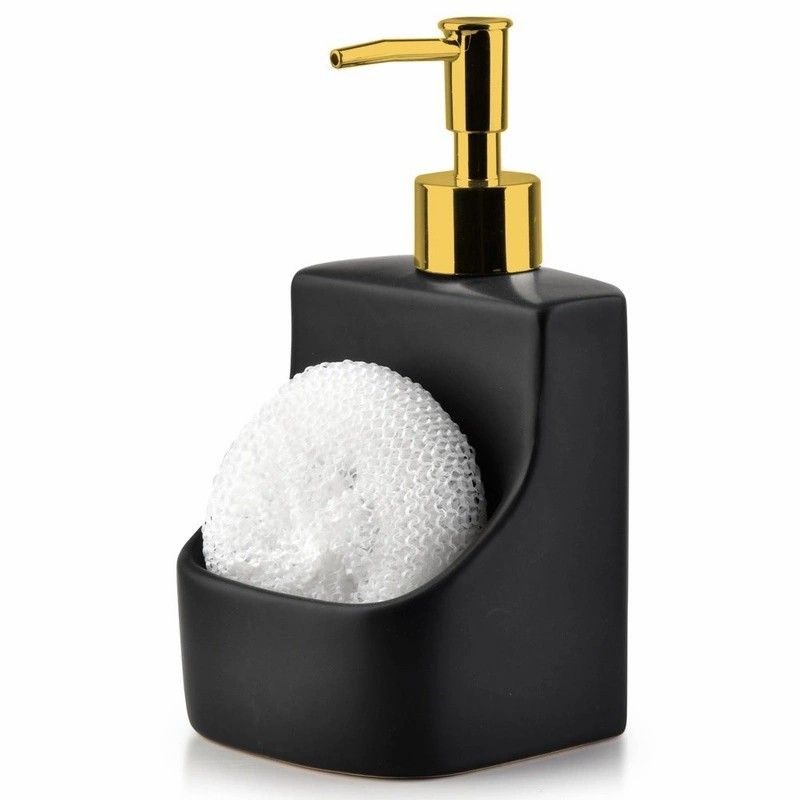 Dozator ceramic cu suport şi burete inclus