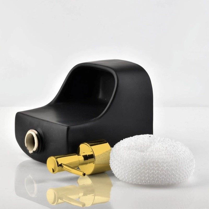 Dozator ceramic cu suport şi burete inclus