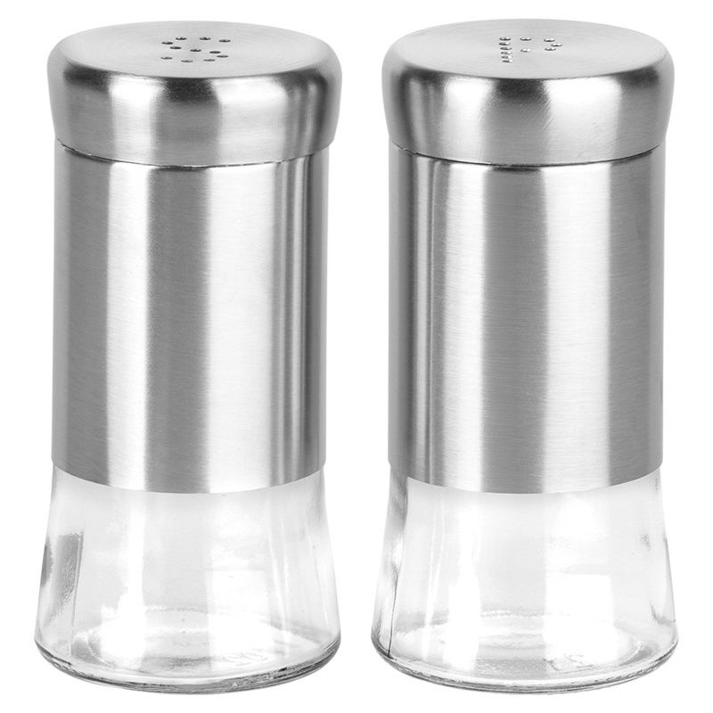 Set din sticlă pentru sare şi piper
