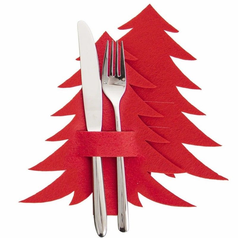 Huse festive pentru tacâmuri – brad